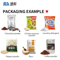Machine d'emballage verticale automatique pour sachets, 100g, 200g, 500g, pour le remplissage de lessive en poudre