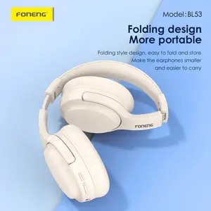 FONENG 2024 earphone BL53 headset nirkabel lipat baru
