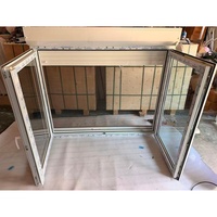 Ventana Abatible y Giratoria de PVC con Persiana Enrollable Manual de Aluminio, Apertura Lateral Abatible, Lateral Lateral Giratoria y Abatible, con Mosquitera Extraíble