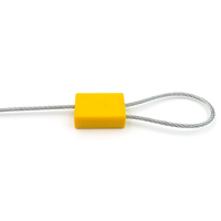 Sello de Seguridad Personalizado con Cable de Acero y Material de Metal+ABS, Impresión Láser para Contenedores y Aplicaciones Ferroviarias