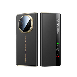 Coque de téléphone Huawei MateX6, nouvelle coque magnétique à rabat avec électroplaqué, fonction veille intelligente, protection intégrale. - Product Image 5