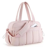 Nouvelle collection : Sac de voyage matelassé blanc léger, petit sac fourre-tout, sac de week-end, sac de voyage pour une nuit