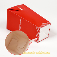 Seau à popcorn en papier jetable avec logo personnalisé, conteneurs à fond auto-scellant pour poulet frit, coupelles à popcorn