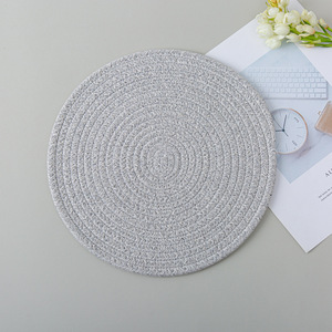 手工编织棉线绳防烫隔热垫，耐热杯垫碗垫，盘垫，家用餐垫 - Product Image 6