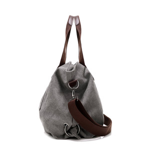 Women <b>Canvas</b> Shoulder Bag Large Capacity Handbag - Product Image 2