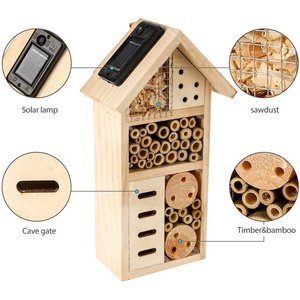 Outdoor Opknoping Huis Voor Mason Bee Vlinder Insect Live Houten Knuffel Huis - Product Image 2