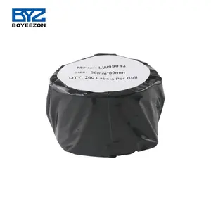 99013黑色哑光透明兼容热敏纸标签用于Dymo标签写入器打印机