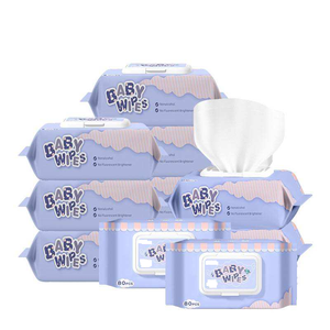 Lingettes humides pour bébé 2026, douces, naturelles, à base d'eau, pour la maison, lingettes nettoyantes douces et biologiques pour bébé - Product Image 1