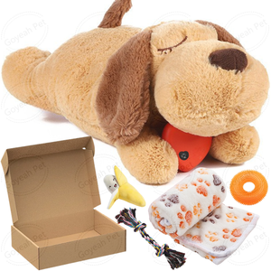5 in 1 nuovo cucciolo accompagnano Kit di avviamento per alleviare l'ansia del battito cardiaco giocattoli di peluche cucciolo che masticano coperta morbida giocattolo - Product Image 2
