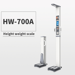 HW-700A Lichaamsvet Schaal Bmi Gezondheid Schaal Ultrasone Hoogte, Gewicht & Vet Analyzer Thermische Printer