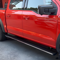 Estribos Laterales Eléctricos de Aleación de Aluminio, Instalación sin Perforación para Ford Raptor F150 F250 F350 F550 2020+
