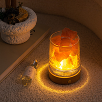 Lampe diffuseur d'huiles essentielles sans flamme en pierre brute de cristal naturel, veilleuse d'aromathérapie pour la décoration intérieure - Vente en gros