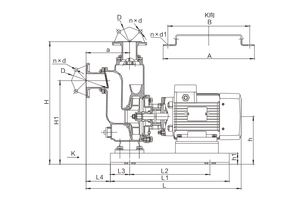 SUOU <b>PUMP</b> ZW High Corrosion Resistant Vertical Self-priming Cast Iron <b>Pump</b> for Sewage and Wastewater - Product Image 2