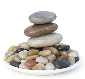 Pierre <span class=keywords><strong>de</strong></span> galet <span class=keywords><strong>de</strong></span> rivière naturelle, polie, écologique et durable, directement <span class=keywords><strong>de</strong></span> l'usine, pour la construction <span class=keywords><strong>de</strong></span> designs modernes, l'aménagement paysager et les allées. - Product Image 1