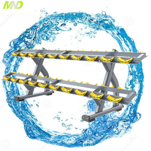 Support de rangement pour haltères à deux niveaux, robuste, pour salle de sport et centre de fitness - Product Image 6