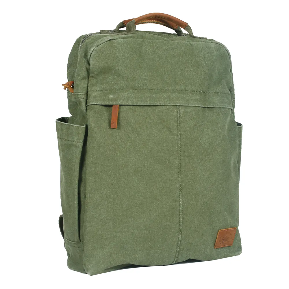 2023 Wholesale best seller hot selling vintage washed canvas backpack custom backpack with logo