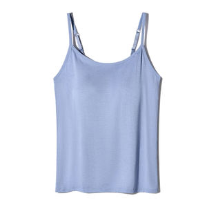 Camisoles fines sans manches pour femmes, grande taille, couleur unie, version coréenne, printemps été, débardeur à bretelles, tricot décontracté - Product Image 6