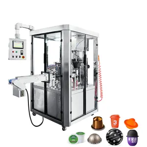 Proveedor de fabricación, cápsulas de café, tazas de café, máquina de llenado y sellado