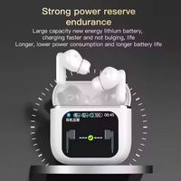 Écouteurs sans fil Mi Wireless Air Conduction M, meilleurs écouteurs avec réduction de bruit active et passive, écouteurs intra-auriculaires LCD
