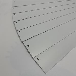 Bán buôn 89 Mét 3.5 ''pvc Rèm dọc PVC thanh nhựa ngang Rèm dọc mô hình - Product Image 6