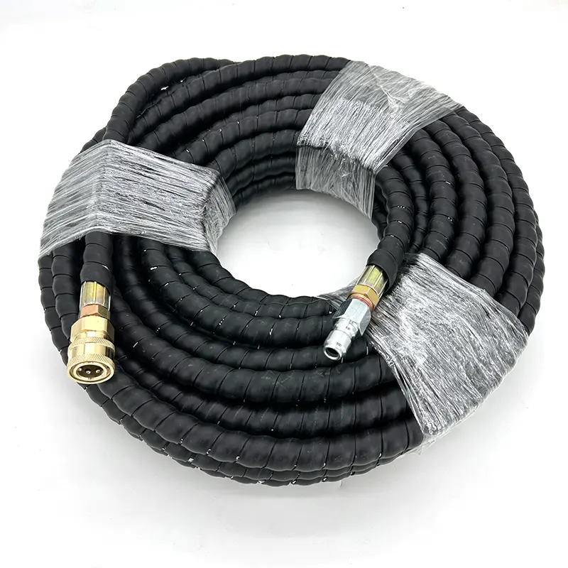 High quality super wear-resistant 100 foot 50 foot 4000psi rubber hose pressure washer hose