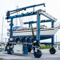 Portique de grue de yacht de levage de voyage marin Palan mobile de bateau de 500 tonnes Capacité de chargement nominale de plusieurs tonnes