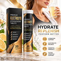 Comprimés effervescents électrolytiques premium avec vitamines, sodium, potassium, magnésium, calcium et eau de coco – Fournisseur OEM en gros