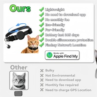 Nouveau Collier Traceur GPS Bluetooth Anti-perte pour Animaux de Compagnie (Chats et Chiots) Compatible iOS/Android, en Nylon/Silicone, Étanche IPX67, Ultra-longue portée