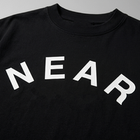 T-shirt pour homme en coton lourd 100% imprimé à l'écran, coupe ample et surdimensionnée