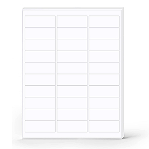 Trắng trống tự dính <span class=keywords><strong>A4</strong></span> 30 lên nhãn 1x2 5/8 Sheets 8.5x11 "vận chuyển Sticker mã vạch SKU địa chỉ nhãn - Product Image 2