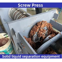 Presse spirale pour grains de sorgho et son de maïs pour le traitement de déshydratation des matières organiques