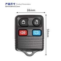Télécommande de clé de voiture sans clé 433 MHz avec puce Rolling ID47 compatible Ford Expedition Explorer Mustang Fusion Lincoln Town Car