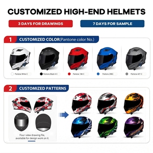 Casques de moto modulaires de forme unique avec un design amusant, <span class=keywords><strong>casque</strong></span> de moto cool en forme de requin - Product Image 4