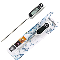 Termometer Daging Digital TP300 untuk Dapur Rumah Tangga, Pengukur Suhu Makanan, Termometer BBQ