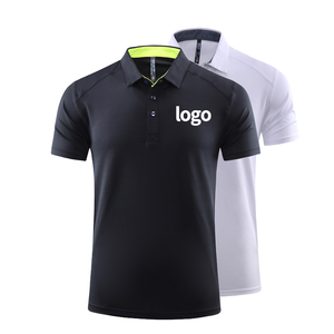 Camisas de Golf Personalizadas al por Mayor para Hombre, Antiarrugas, de Punto Sólido, de Poliéster, de Manga Corta - Product Image 1