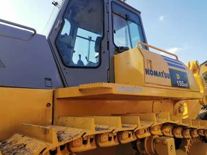 Topadora de cadenas Komatsu D155AX-5, tractor de orugas Komatsu, origen Japón, topadora usada D155 en venta Komatsu - Product Image 4