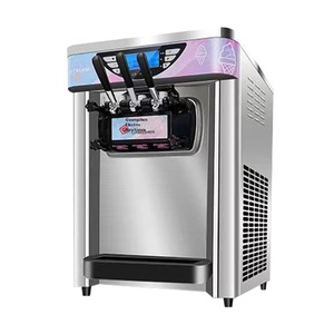 เครื่องทำไอศกรีมทรงกรวยสำหรับทำไอศกรีมแบบตั้งบนโต๊ะเครื่องทำไอศกรีมแบบอัตโนมัติสำหรับใช้ทำไอศกรีมโฮมเมด - Product Image 1