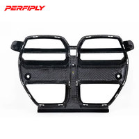 Nuevo Kit de Conversión de Parrilla Delantera de Fibra de Carbono Estilo V Perfiply para G80 M3 M4 G82 G83 2021-2026 con 1 Año de Garantía