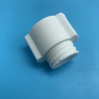 Support de Lampe en Céramique Al2O3 Isolant Fileté en Céramique d'Alumine à 95% pour Équipement de Chauffage à Haute Température