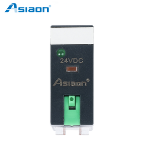 Asiaon Miniatur 24VDC/12A Mehrzweck-Elektrorelais AS14F-LS 1Z 5-polig DPDT LED-Licht Testtasten-Steckmodul Versiegelt - Product Image 3