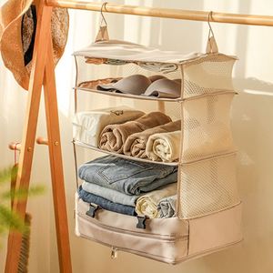 <b>Large</b> Capacity Thickened Breathable Oxford Fabric Storage Bag Portable Hanging Clothes Organizer for Living Room Travel Use - Product Image 4
