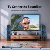 Convertisseur audio numérique-analogique DAC alimenté par USB, adaptateur RCA vers prise jack 3,5 mm pour boîtier TV intelligent, haut-parleur, câble adaptateur auxiliaire