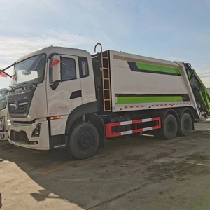 Dongfeng Cargador trasero Camión compactador de basura Camión de basura - Product Image 4