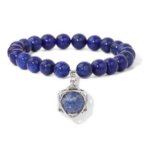 <span class=keywords><strong>Bracelet</strong></span> en <span class=keywords><strong>pierre</strong></span> naturelle Bestone, best-seller, 8 mm, avec pendentif en forme d'étoile, <span class=keywords><strong>bracelet</strong></span> en <span class=keywords><strong>pierre</strong></span> naturelle, cristal de guérison pour le yoga, pour femmes - Product Image 4