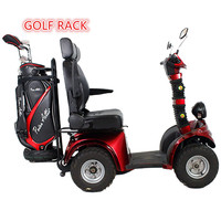 FRANFUN Scooter de mobilité tout-terrain robuste 60V1000W à 4 roues avec pneus larges, échantillon et support d'expédition porte-à-porte