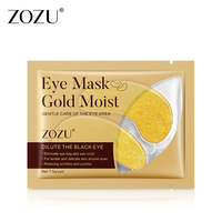 Masque pour les yeux OBO Cosmetic personnalisé ZOZU, réduit les cernes et les poches, masque pour les yeux en or 24 carats pour dormir