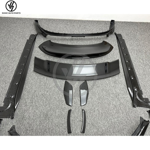 Nuevos kits de carrocería de fibra de carbono seca estilo OEM para 992 GT3 2024, faldones laterales de tejido brillante, alerón delantero/trasero, y accesorios de vacío. - Product Image 6