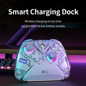 Cơ khí nút cảm biến chuyển động rung nhanh chóng cháy PC không dây Gamepad chuyển đổi 2 màu xanh-răng trò chơi điều khiển - Product Image 4