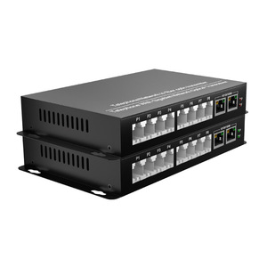 1 2 4 8 Port RJ11 Téléphone avec 2 Gigabit RJ45 à Fiber Optic Transceiver PCM Voice Over Fiber Optic Extender Converter - Product Image 2