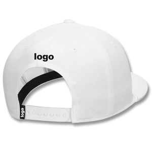 OEM Tùy Chỉnh Không Thấm Nước Hóa Đơn Phẳng Bông Sợi Dây Thừng Golf Hat Trống Gorra Snapback Người Đàn Ông Của 5 Bảng Điều Chỉnh Snapback Cap Với Dệt Vá Logo - Product Image 3
